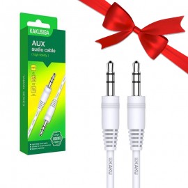 بسته 1+10 کابل 1 به 1 صدا (AUX) کاکوسیگا (KAKUSIGA) طول 1 متر مدل KSC-450 (یک عدد هدیه)