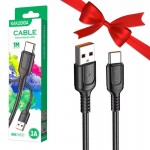 بسته 1+10 کابل تایپ سی (Type-C) کاکوسیگا (KAKUSIGA) طول 1 متر مدل KSC-805 (یک عدد هدیه)