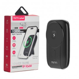 پاوربانک بی سیم + دو کابل همراه تسکو (TSCO) مدل TP 934W ظرفیت 10000mAh