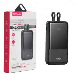 پاوربانک + دو کابل همراه تسکو (TSCO) مدل TP 936 ظرفیت 10000mAh