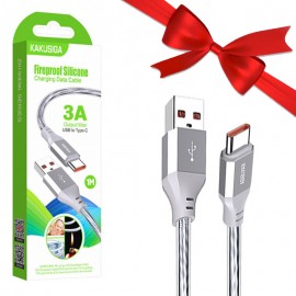 بسته 1+10 کابل تایپ سی (Type-C) کاکوسیگا (KAKUSIGA) طول 1 متر مدل KSC-965 (یک عدد هدیه)