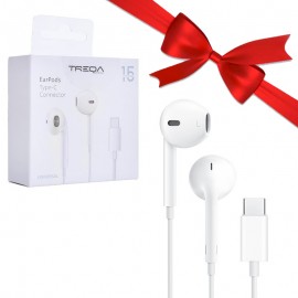 بسته 1+5 هندزفری تایپ سی ترکا (TREQA) مدل EP-8804 (یک عدد هدیه)