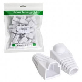بسته 30 عددی کاور کانکتور شبکه CAT5/6 کی لینک (KLINK) مدل K-9016 رنگ-سفید
