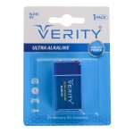 باتری کتابی وریتی (VERITY) مدل 6LR61 9V ULTRA ALKALINE