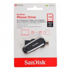 فلش سن دیسک (SanDisk) مدل 128GB USB3.2 Phone Drive گارانتی سورین