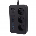 چند راهی برق + شش پورت USB ارلدام (Earldom) مدل ES-SC07