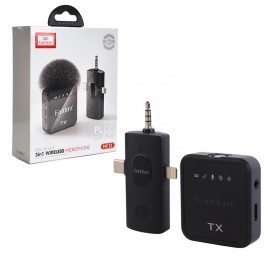 میکروفن یقه ای بی سیم Type-C/Lightning/3.5mm‏ ارلدام (EARLDOM) مدل ET-MC12
