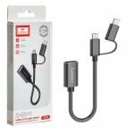 کابل تبدیل OTG (USB-A To Type-c/Micro) ارلدام (Earldom) مدل ET-OT84