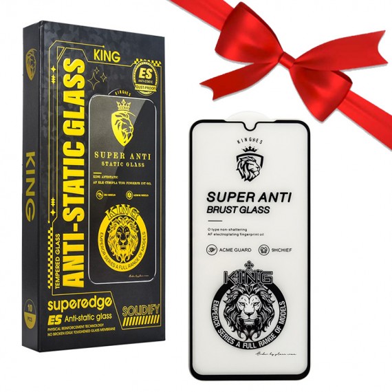 بسته 1+10 گلس کینگ (King) Anti Brust مناسب برای گوشی مدل Samsung A24/A15/A25 (یک عدد هدیه)