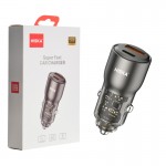 شارژر فندکی 95 وات دو پورت هیسکا (HISKA) مدل HCC-329