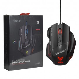 موس گیمینگ سیم دار LED RGB هیسکا (HISKA) مدل HX-MOG310
