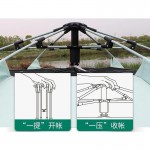 چادر مسافرتی اتوماتیک 5 - 8 نفره هیسکا (HISKA) مدل H30
