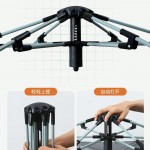 چادر مسافرتی اتوماتیک 5 - 8 نفره هیسکا (HISKA) مدل H31