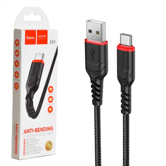 کابل تایپ سی (Type-C) هوکو (hoco) طول 1 متر مدل X59