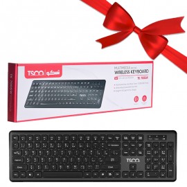 بسته 1+10 کیبورد بی سیم تسکو (TSCO) مدل TK 7005W (یک عدد هدیه)