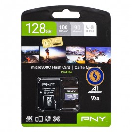 رم موبایل و دوربین پی ان وای (PNY) مدل 128GB MicroSDXC UHS-I Pro Elite 100MB/S خشاب دار