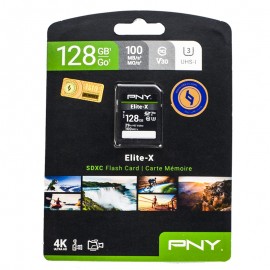 رم دوربین پی ان وای (PNY) مدل 128GB SDXC UHS-I Elite-X 100MB/S