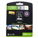 رم دوربین پی ان وای (PNY) مدل 128GB SDXC UHS-I Elite-X 100MB/S