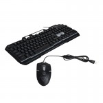 کیبورد و موس سیم دار بک لایت RGB ایکس پی (XP) مدل XP-11400N