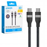 کابل تایپ سی به تایپ سی (Type-C To Type-C) انکر (ANKER) طول 0.9 متر مدل A82E2H11 گارانتی ایستا