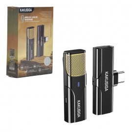 میکروفن یقه ای بی سیم تایپ سی کاکوسیگا (KAKUSIGA) مدل KSC-1106