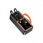 پاوربانک + دو کابل همراه کاکوسیگا (KAKUSIGA) مدل KSC-1089 ظرفیت 30000mAh