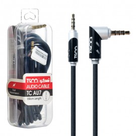 کابل 1 به 1 صدا (AUX) سری 90 درجه تسکو (TSCO) طول 1.5 متر مدل TC AU7