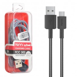 کابل تایپ سی (Type-C) تسکو (TSCO) طول 1 متر مدل TCC 302