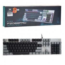 کیبورد مکانیکال سیم دار بک لایت RGB آئولا (AULA) مدل FZO68PRO