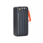 پاوربانک + چهار کابل همراه امگا (OMEGA) مدل PB3001 ظرفیت 30000mAh