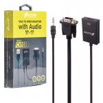 کابل تبدیل VGA به HDMI + کابل AUX الون (ELEVEN) مدل CV1000