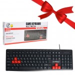 بسته 1+10 کیبورد گیمینگ سیم دار ایکس پی (XP) مدل XP-8400N (یک عدد هدیه)