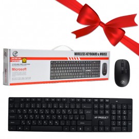 بسته 1+10 کیبورد و موس بی سیم ایکس پی (XP) مدل XP-W5700N (یک عدد هدیه)
