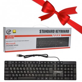 بسته 1+10 کیبورد سیم دار ایکس پی (XP) مدل XP-8000K (یک عدد هدیه)