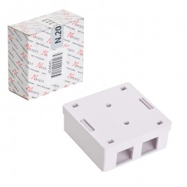 کیستون باکس دو پورت خالی نکسان (NEXANS) CAT5e مدل N.203.113