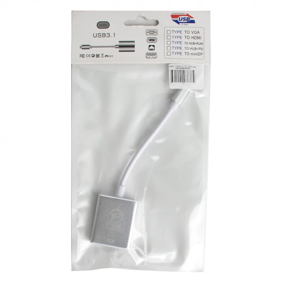 کابل تبدیل Type-C To VGA پی نت (P-net)