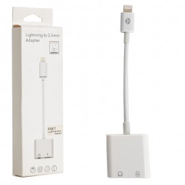 کابل تبدیل لایتنینگ به جک 3.5 میلی متری (Lightning To Lightning&Aux) پی نت (P-net)