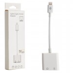 کابل تبدیل لایتنینگ به جک 3.5 میلی متری (Lightning To Lightning&Aux) پی نت (P-net)