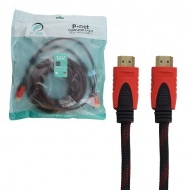 کابل HDMI پی نت (P-net) طول 10 متر