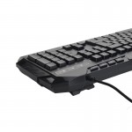 کیبورد گیمینگ سیم دار بک لایت RGB هیسکا (HISKA) مدل HX-KEG400