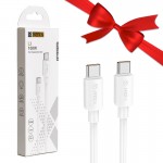بسته 1+10 کابل تایپ سی به تایپ سی (Type-C to Type-C) نکسا (NEXA) طول 1 متر مدل L3 100W (یک عدد هدیه)