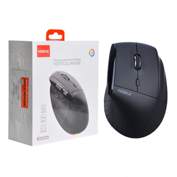 موس 3 حالته (سیمدار-بی سیم-بلوتوثی) LED RGB هیسکا (HISKA) مدل HX-MOG365