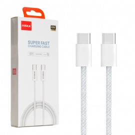 کابل تایپ سی به تایپ سی (Type-C To Type-C) هیسکا (HISKA) طول 1 متر مدل LX-811CC