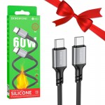 بسته 1+10 کابل تایپ سی به تایپ سی (Type-C To Type-C) بروفون (BOROFONE) طول 1 متر مدل BX83 (یک عدد هدیه)