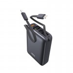 پاوربانک + دو کابل همراه هیسکا (HISKA) مدل HP-224PD ظرفیت 20000mAh