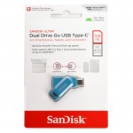 فلش سن دیسک (SanDisk) مدل 128GB Dual Drive Go USB3.2 TYPE-C گارانتی سورین