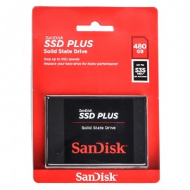 هارد SSD اینترنال 2.5 اینچی سن دیسک (SanDisk) مدل SSD Plus ظرفیت 480GB گارانتی سورین
