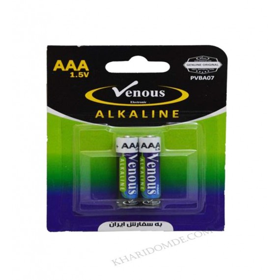 باتری نیم قلمی الکالاین Venous AAA مدل PV-BA07
