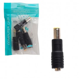 تبدیل فیش شارژر لپ تاپ استاندارد به DELL ایکس وکس (XVOX) (بسته 4 عددی)