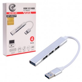 هاب 4 پورت USB 3.0 ایکس پی (XP) طول 15 سانتی متر مدل XP-H821S